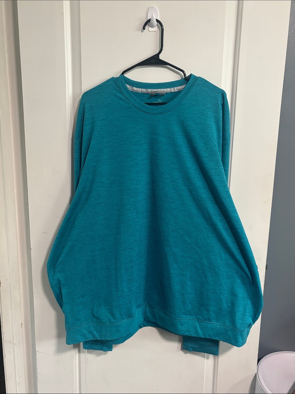 Puma Teal Crewneck Sweater for Men